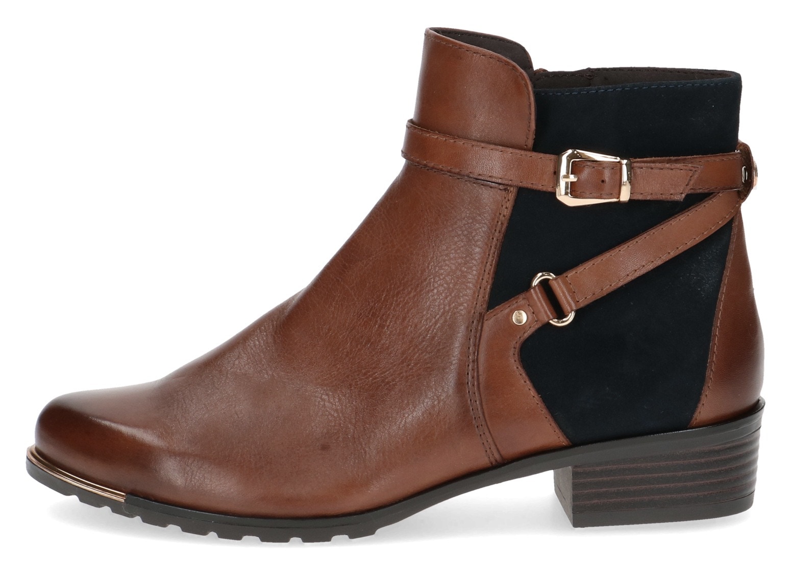 Caprice Stiefelette  , Blockabsatz, Boots mit Zierschnalle und Zierriemchen