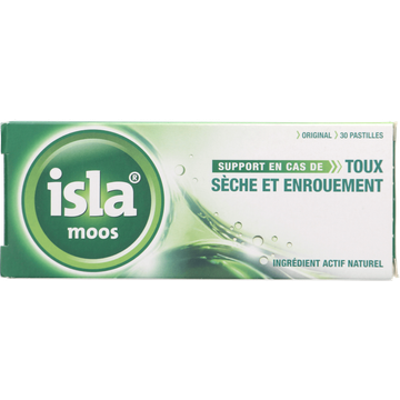 Isla Moos Keelpastilles 30 Stuks