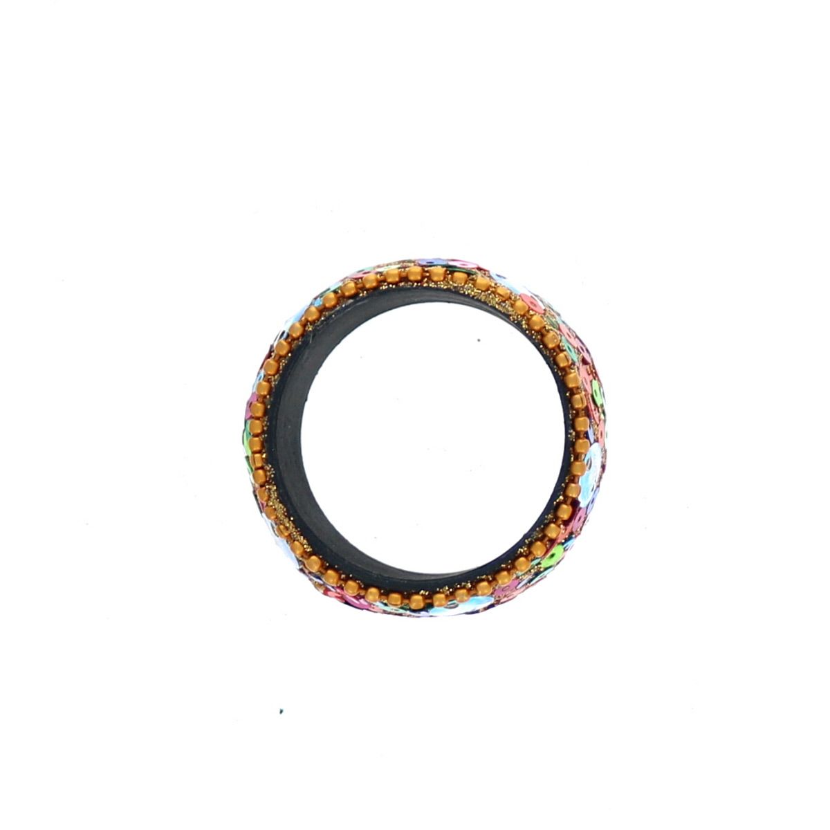 Rond de serviette à sequins multicolores Pondie Chérie