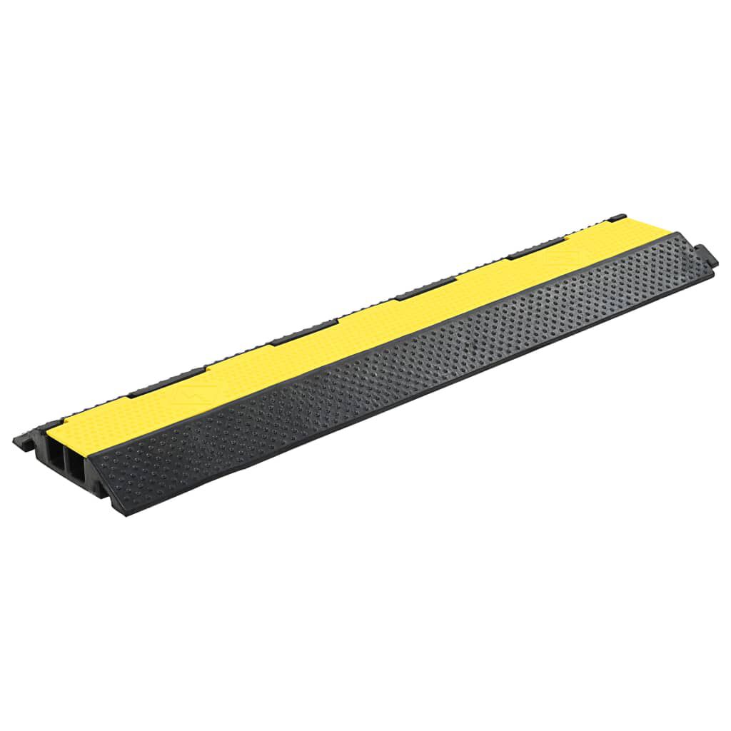 vidaXL Kabelhellingen, 2 stuks, 2-kanaals, rubber, 101,5 cm