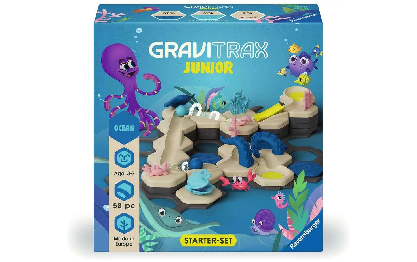 Kugelbahn GraviTrax Junior Starter Set S My OceanSpielzeug-Murmelbahn, Konstruktionsspiel