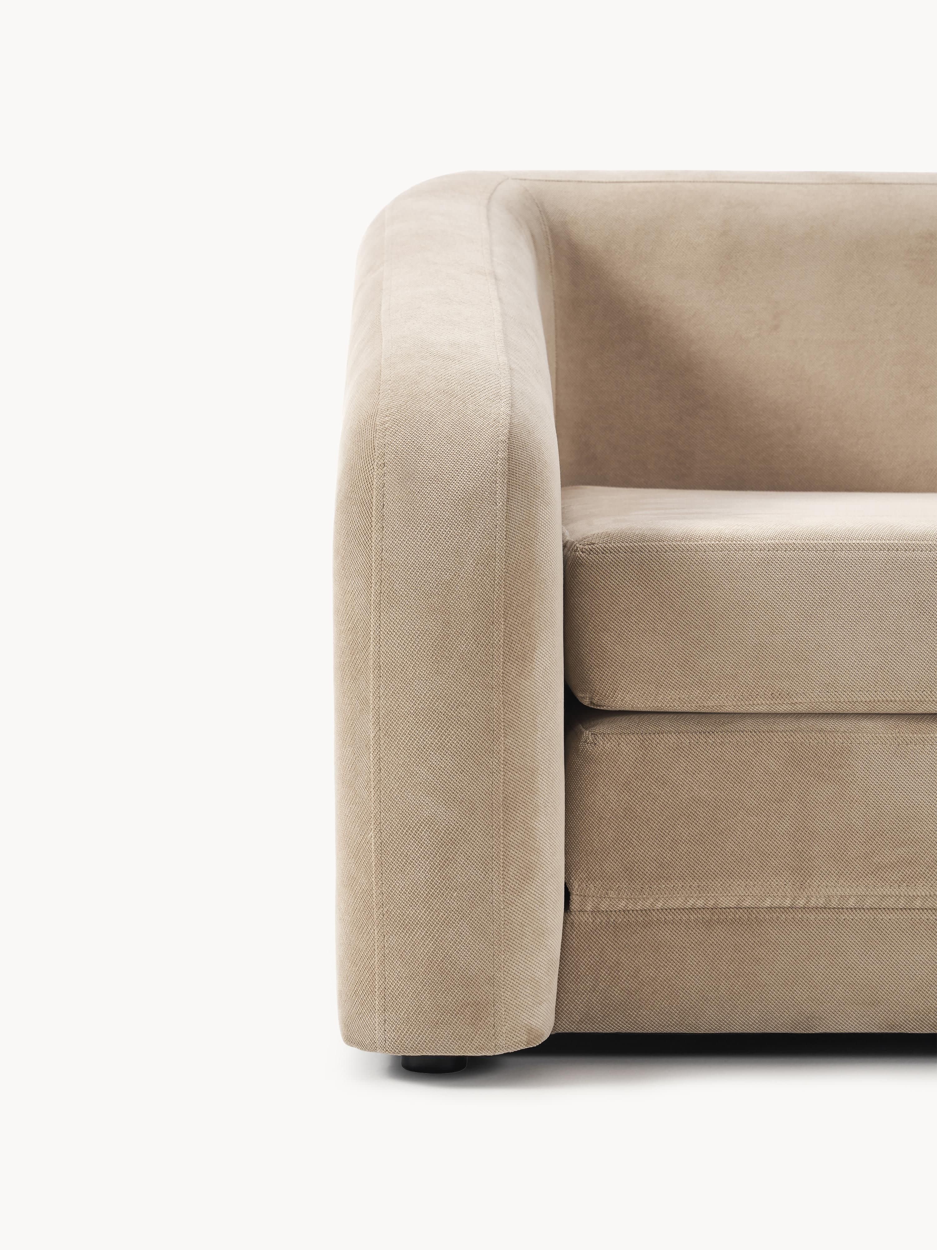 Beige slaapfauteuil Eliot