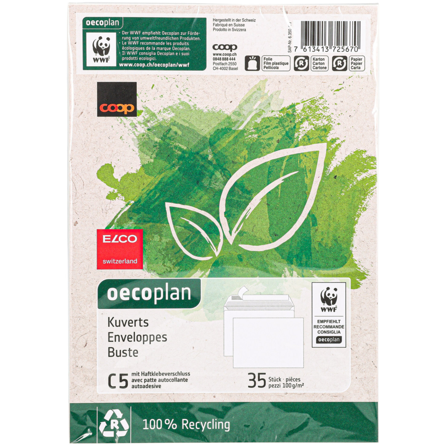 Oecoplan Kuvert C5 35 Stück