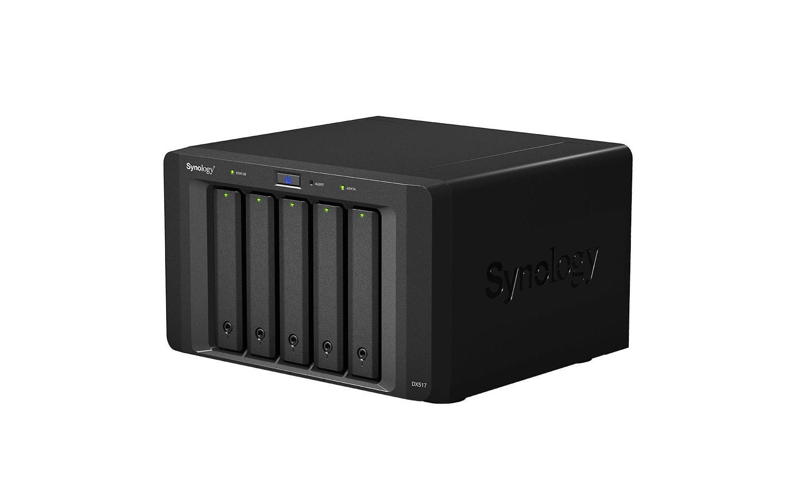NAS-Erweiterungsgehäuse DX517 5-bay<br>DiskStation-Expansionseinheit mit fünf Einschüben