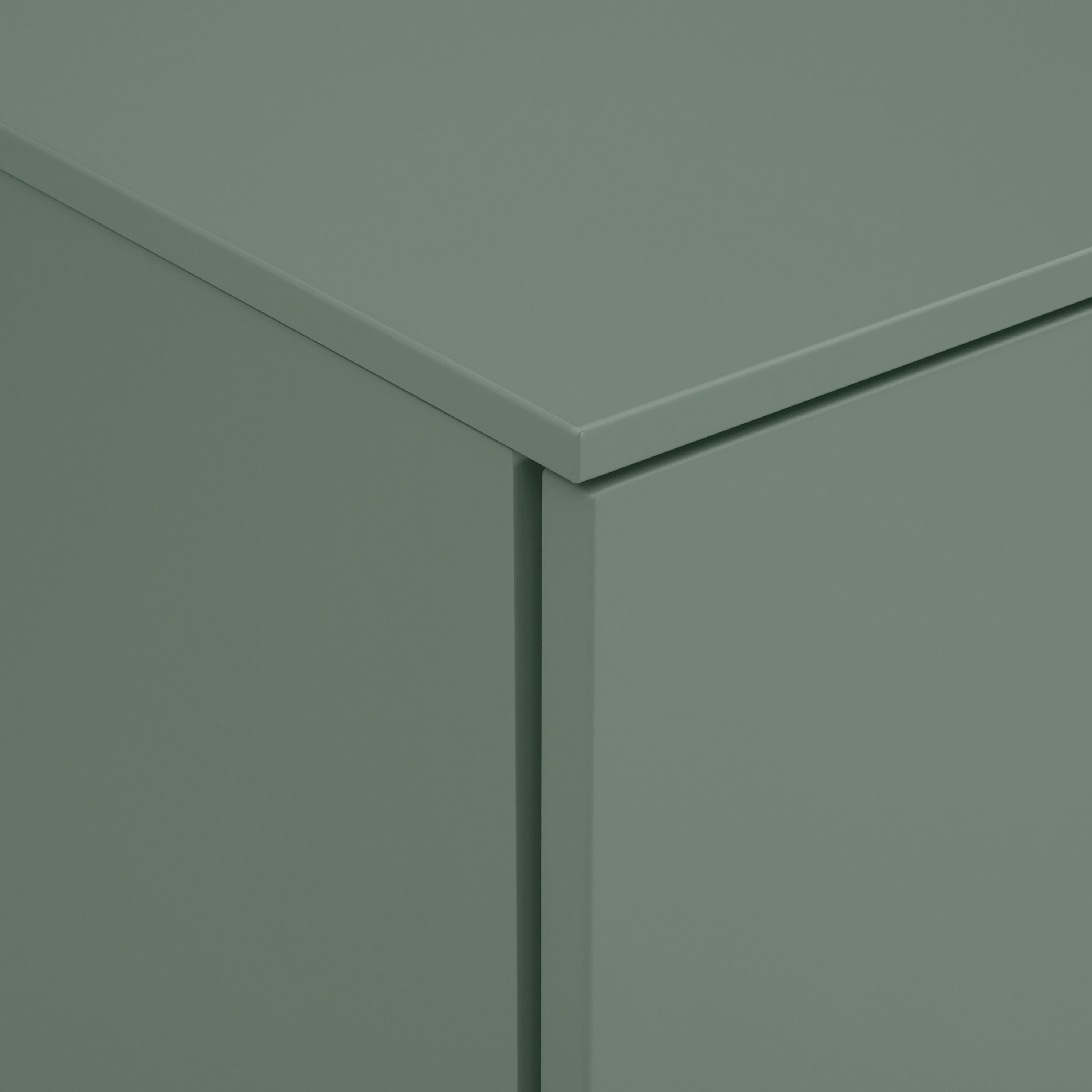 Sideboard - Grün / B: 140.0 cm x T: 40.0 cm x H: 76.8 cm