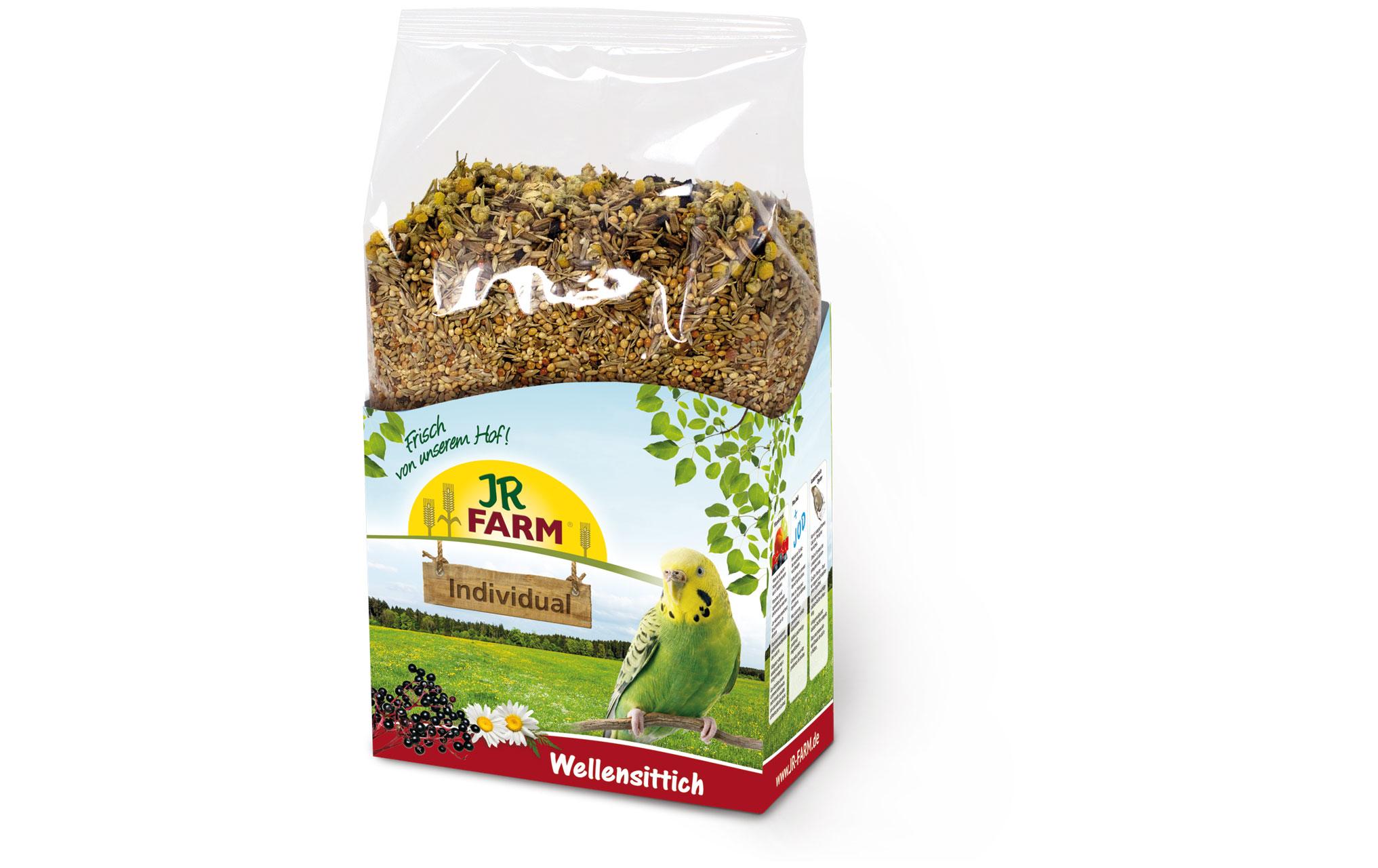 Ziervogelfutter Individual Wellensittich, 1 kgArtgerechtes, vollwertiges Erhaltungsfuttermittel für Wellensittiche