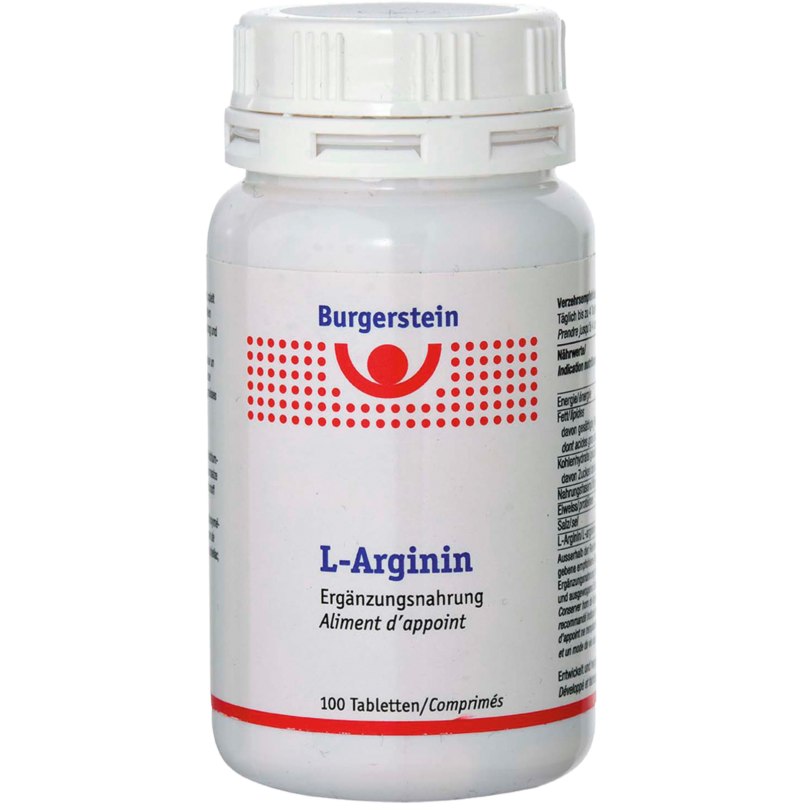 Burgerstein L-Arginin, 100 Tabletten