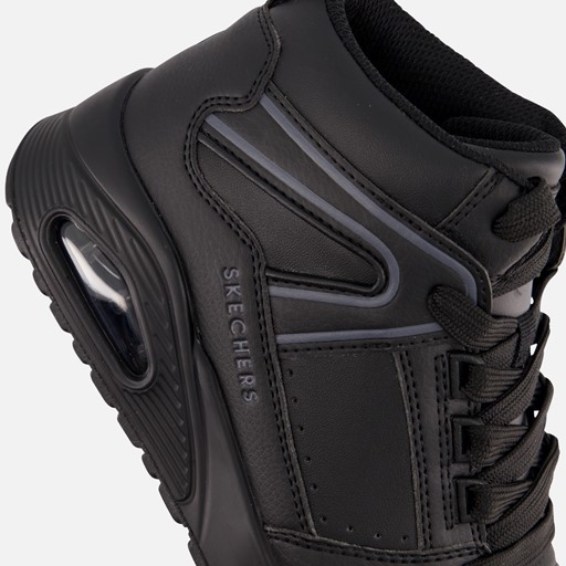 Skechers Uno Veterboots zwart Synthetisch