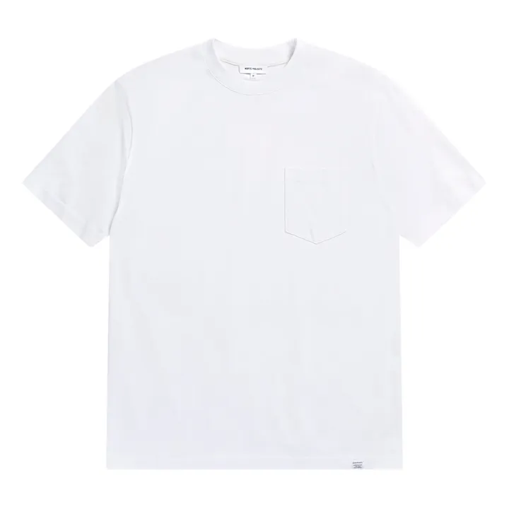 Norse Projects T-shirt Johannes Pocket Coton Bio | Ecru