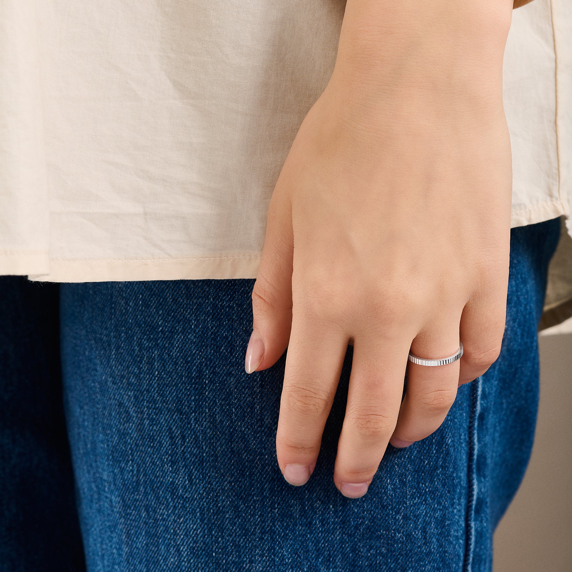 Pernille Corydon  Reflection ring - sølv