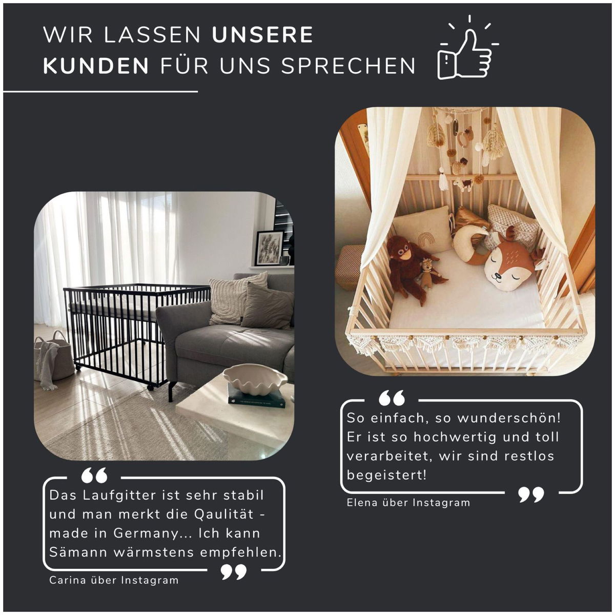 SÄMANNSÄMANN   Laufgitter 6 eckig schwarz