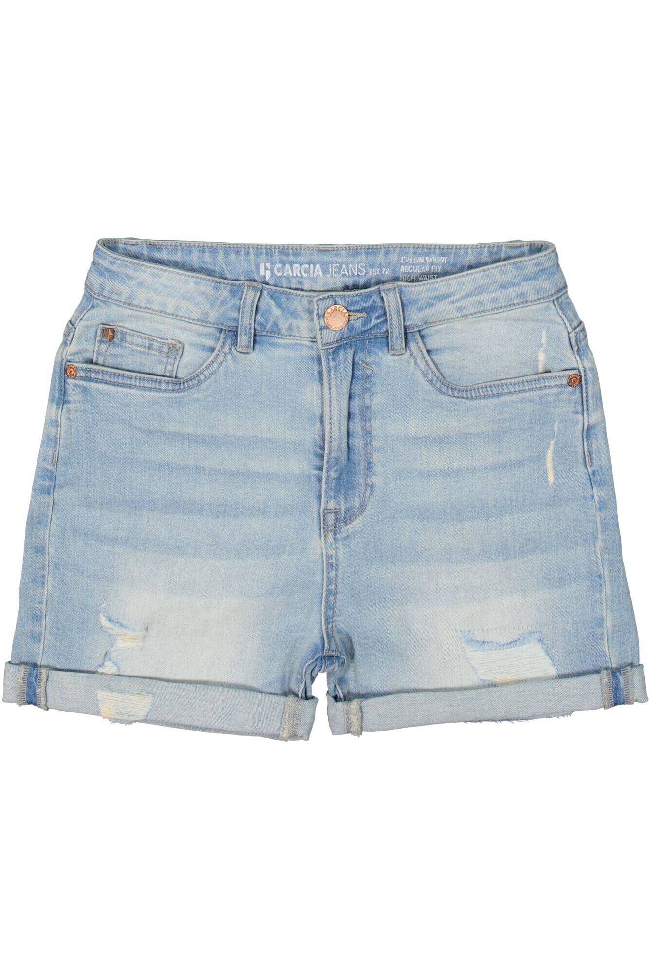 Garcia| Mädchen Jeansshorts EVELIN 588 BLEACHED