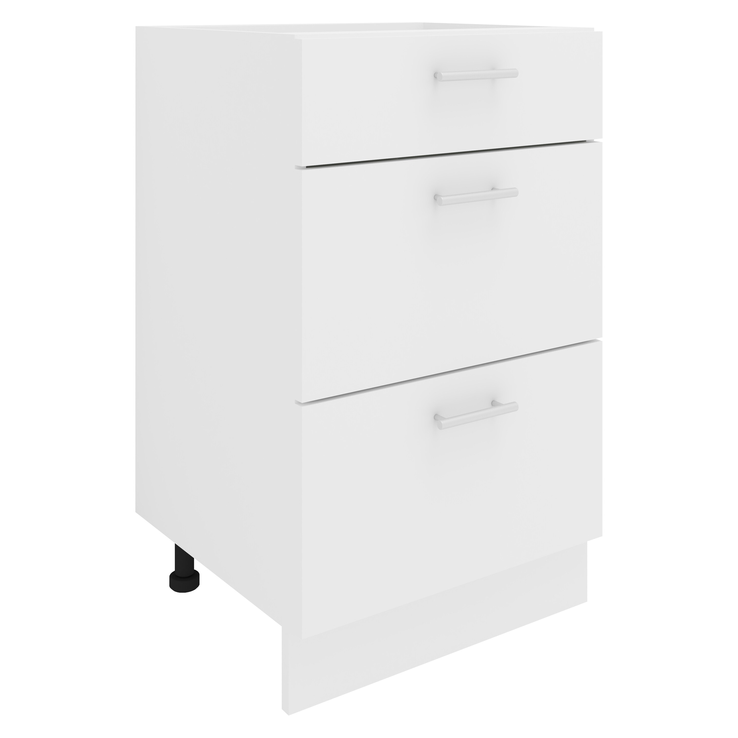 VCM Küchenschrank Breite 50 cm Schublade Unterschrank Küche Küchenmöbel Esilo