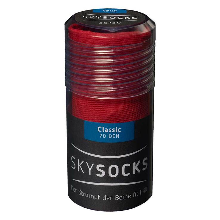 Skysocks classic 70den AD 42 / 43 red, 2 St