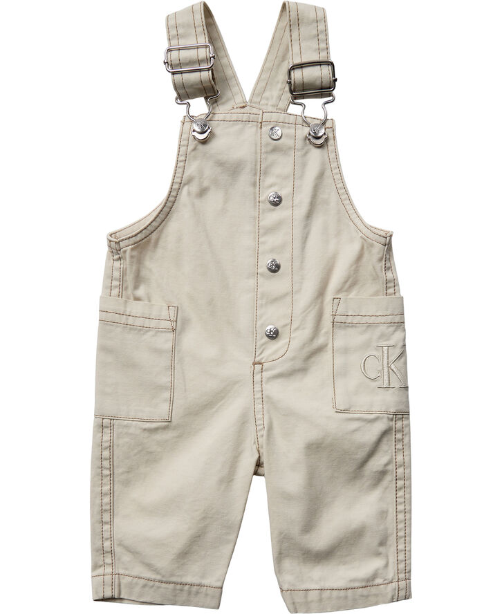 CK Kids Newborn Dungaree with monogram logo Pgb
