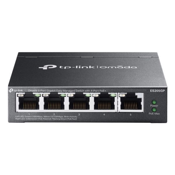 TP-Link Omada ES205G Switch de Rede 5 Portas