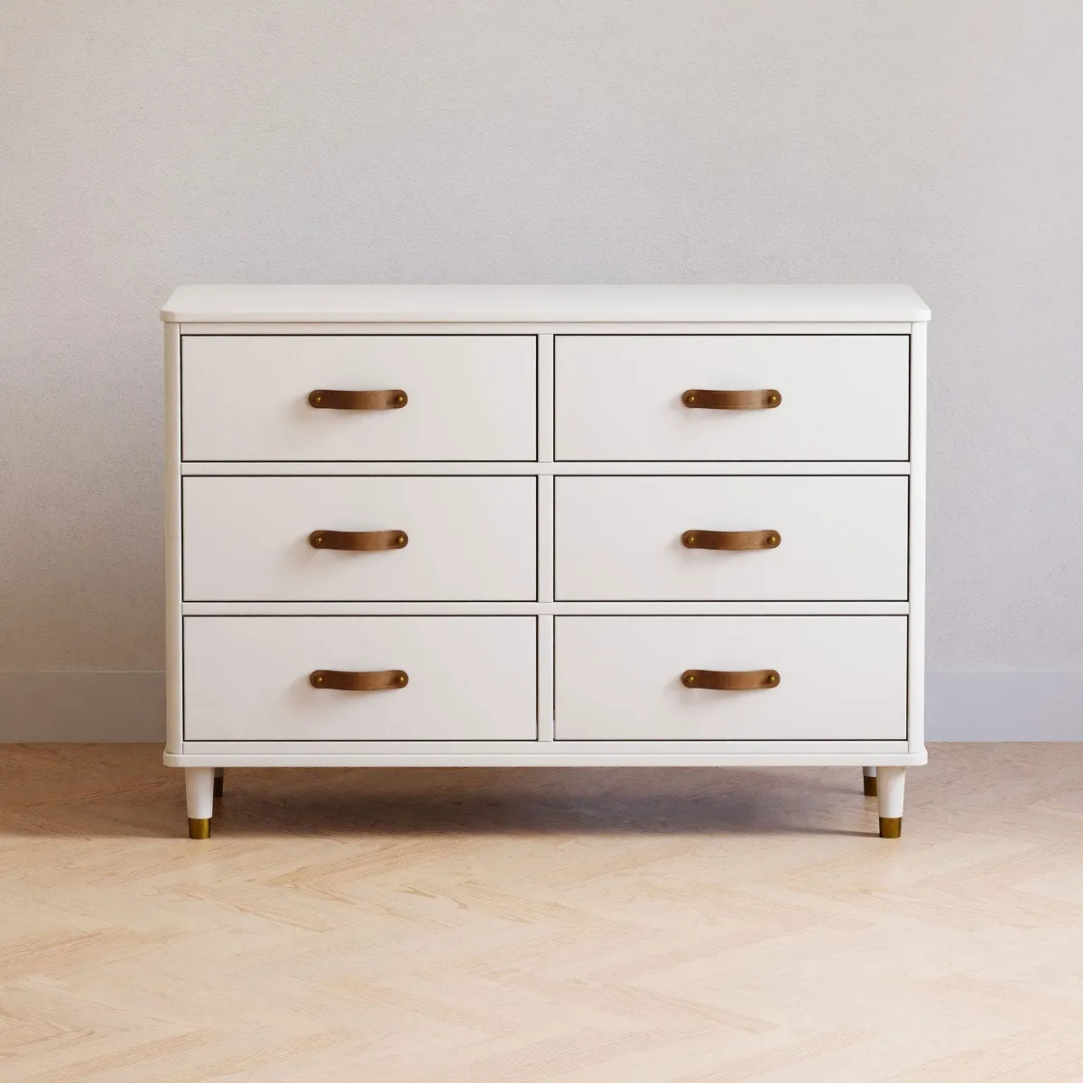 Million Dollar Baby Bureau 6 Tiroirs Tanner - Blanc Chaud