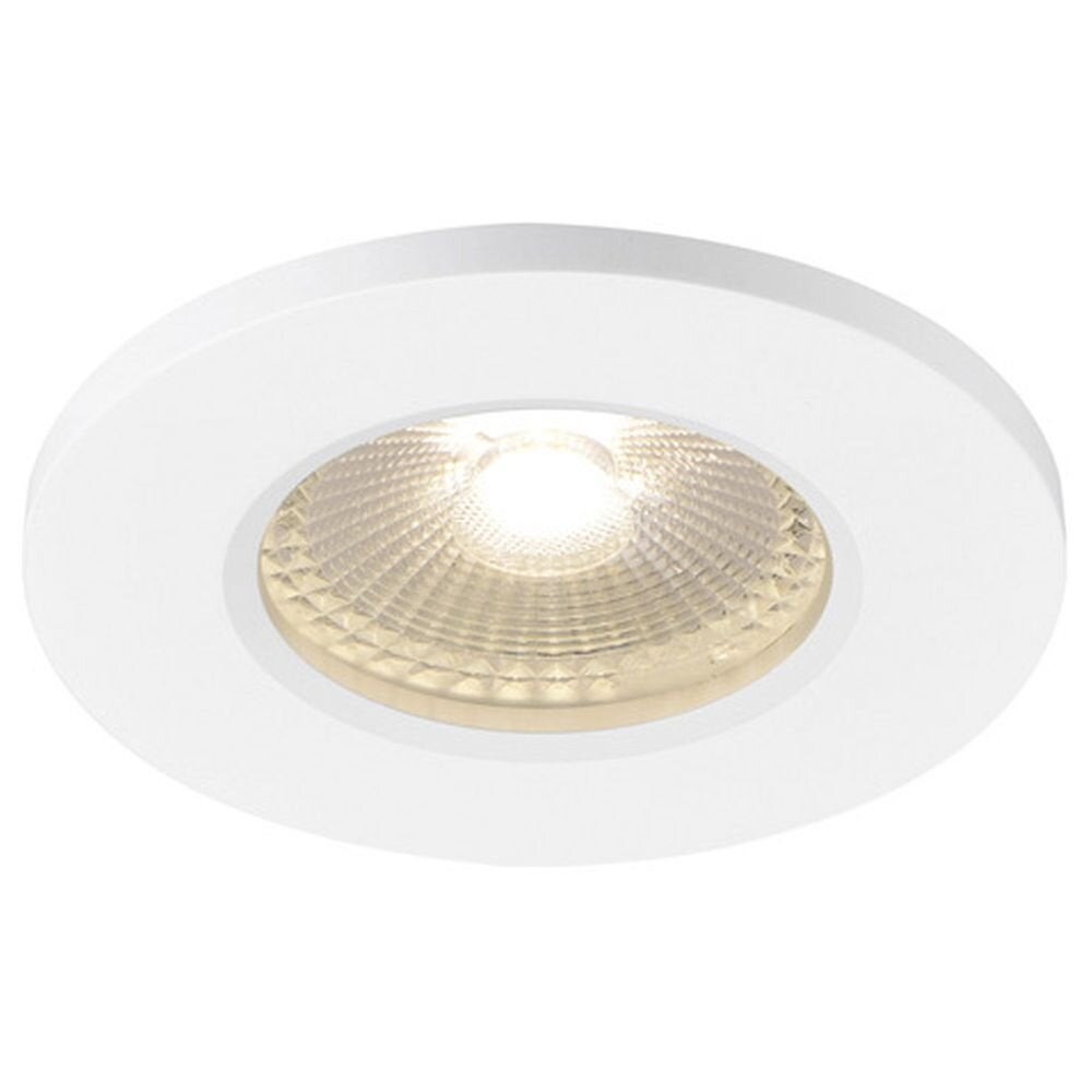 Kamuela Eco LED brandwerende inbouwplafondlamp, wit, 3000K, 38°, dimbaar, IP65