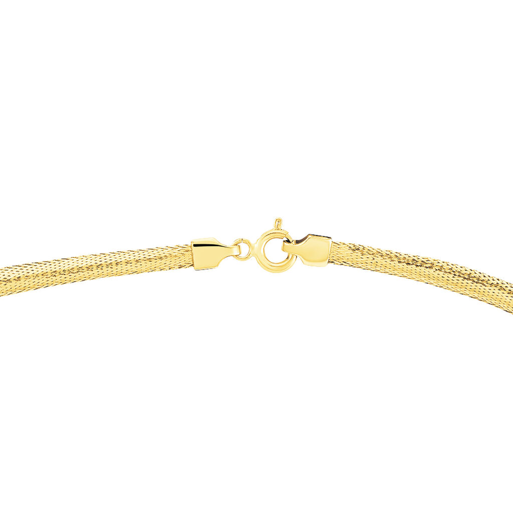 Collier Izaro Maille Flex Or Jaune
