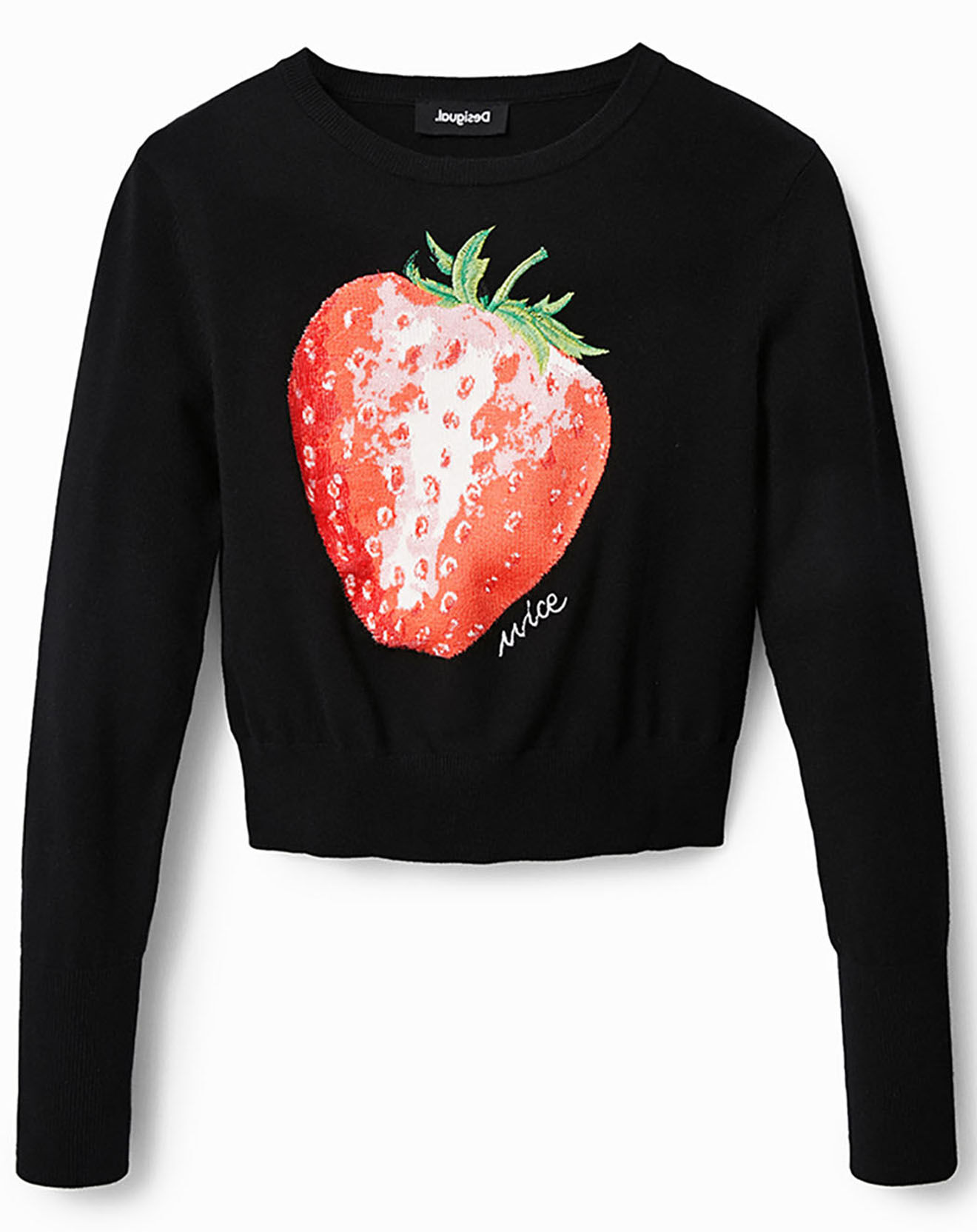 Desigual Pullover Rose noir