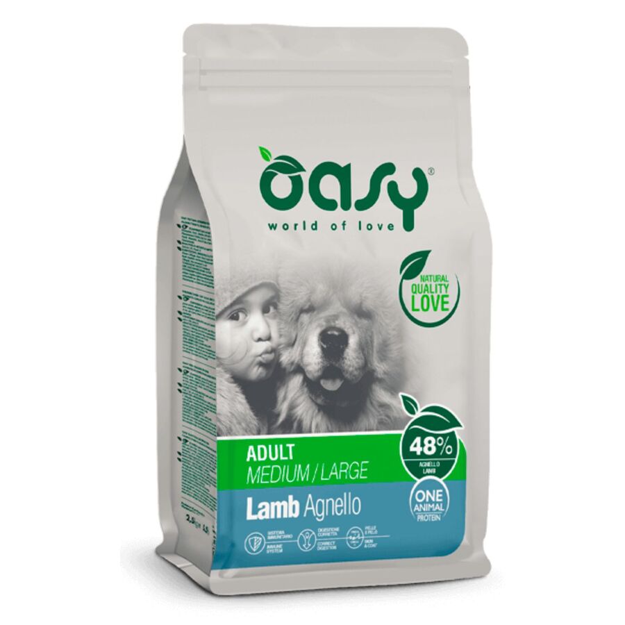 OASY ONE PRO ADULT DOG M/L LAMB 12KG