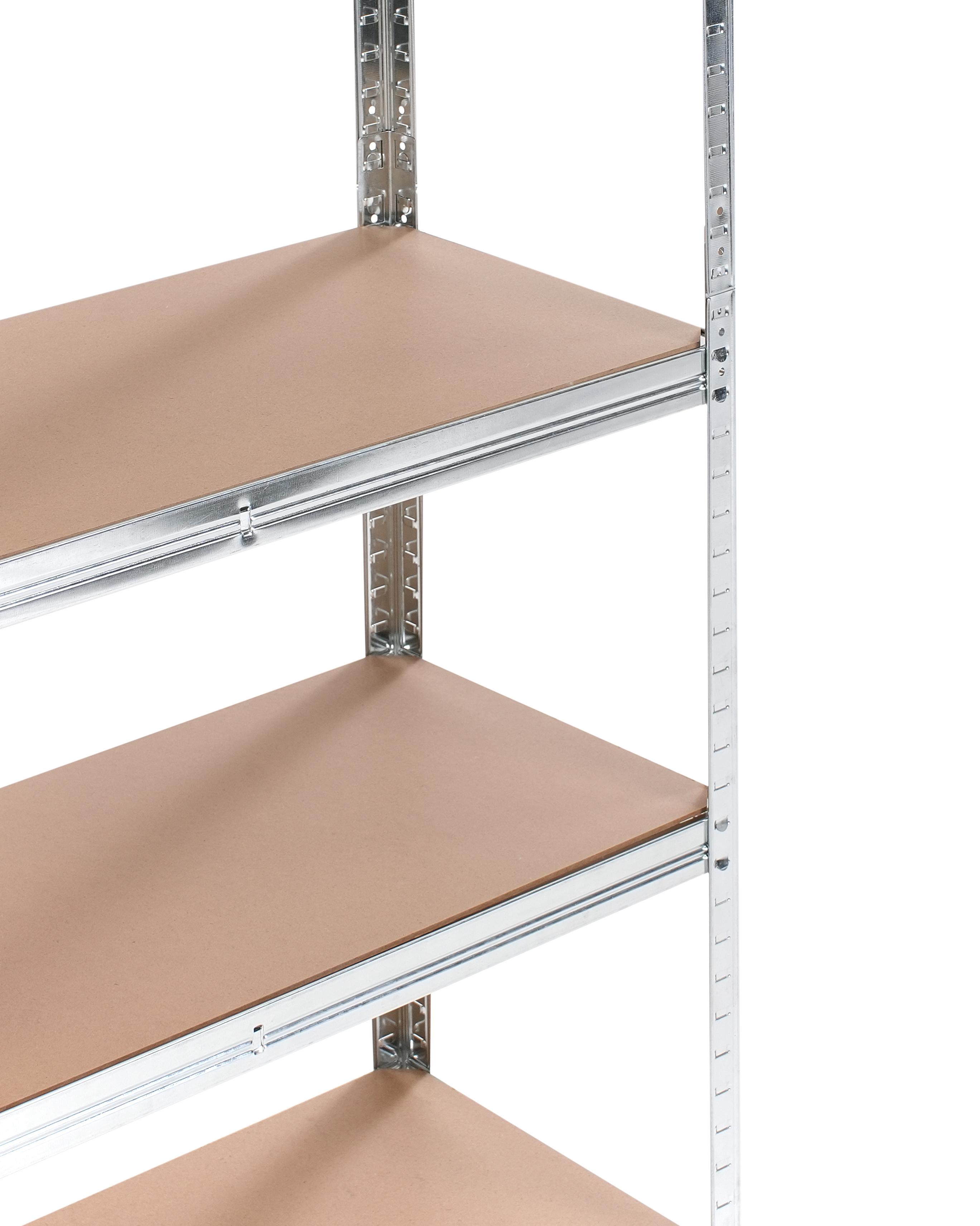 Garagerek XITTA Metaal 90 cm 40 cm Zilver