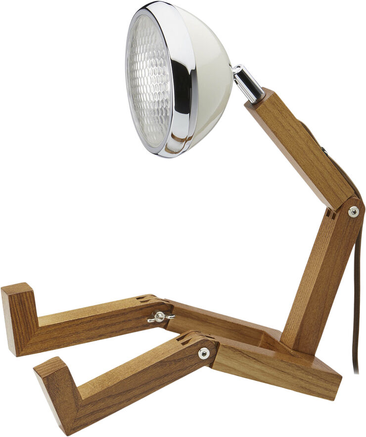 Mr. Wattson MR. WATTSON Original Table Lamp, 12V, G4 LED, Ash - Vintage Vintage white