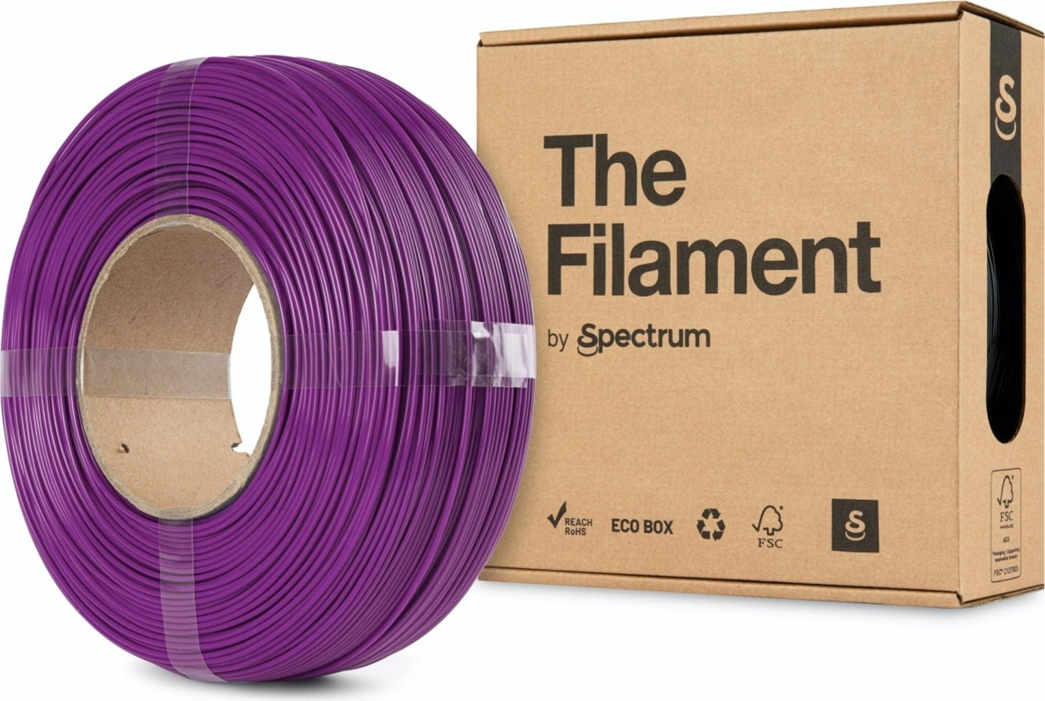 The Filament  ReFill PETG Plasma Purple, 1,75 mm / 1000 g    Erschwingliches PETG ohne Spule in Plasma Purple