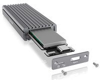 ICY BOX 60509 M.2 harde schijf-behuizing M.2 2230, M.2 2242, M.2 2260, M.2 2280 USB-C USB 3.2 (Gen 2)