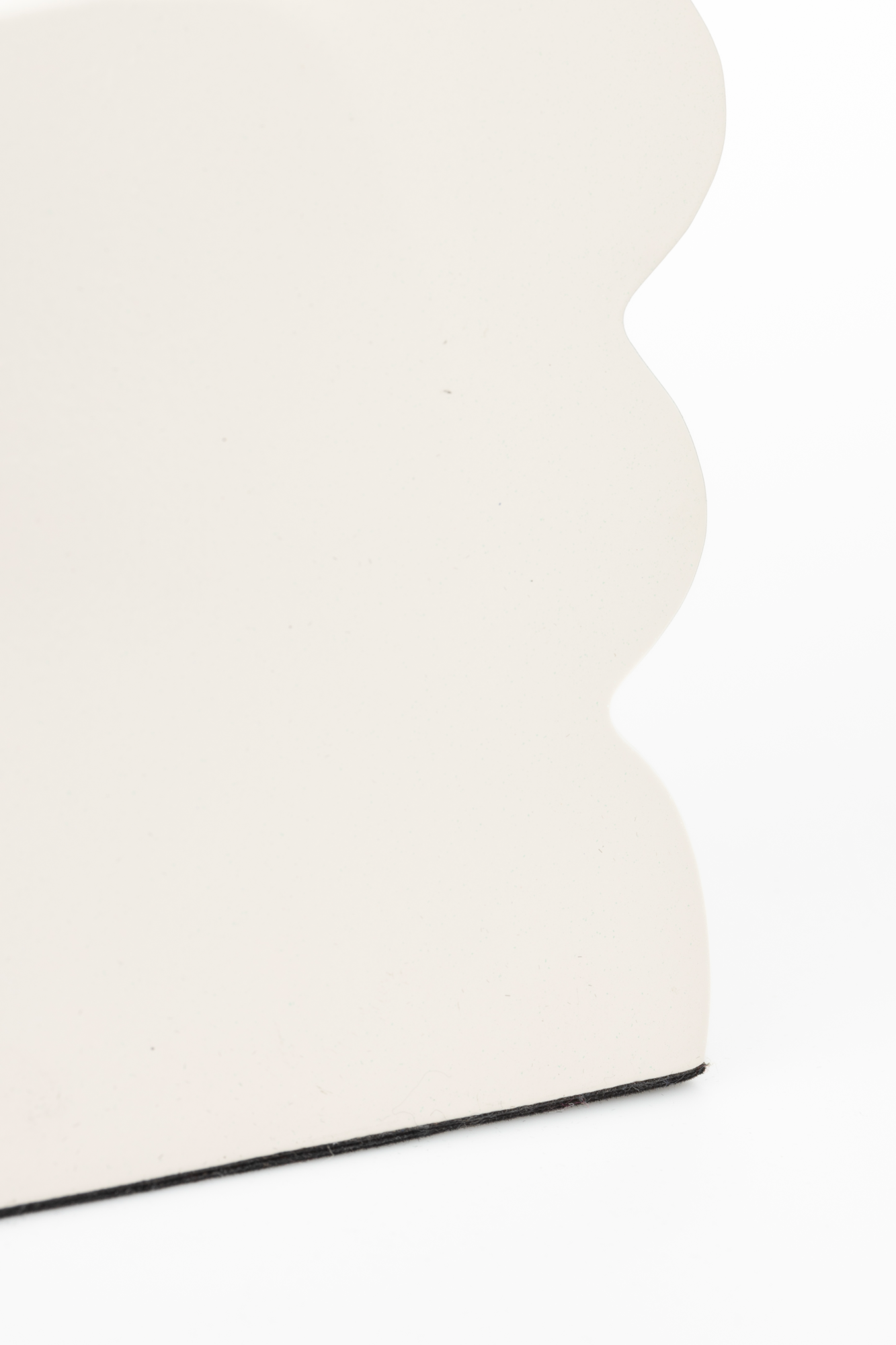 STOOL CURVES SHINY BEIGE
