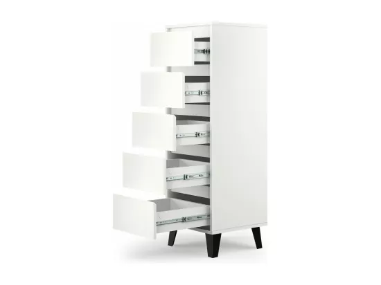 Commode Scandi 5S BLANC