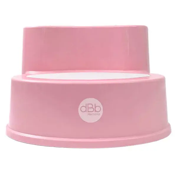 Banquinho de degrau antiderrapante dBB Remond Hygiene rosa