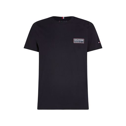 Tommy Hilfiger Printed Badge T-shirt, Desert Sky, L