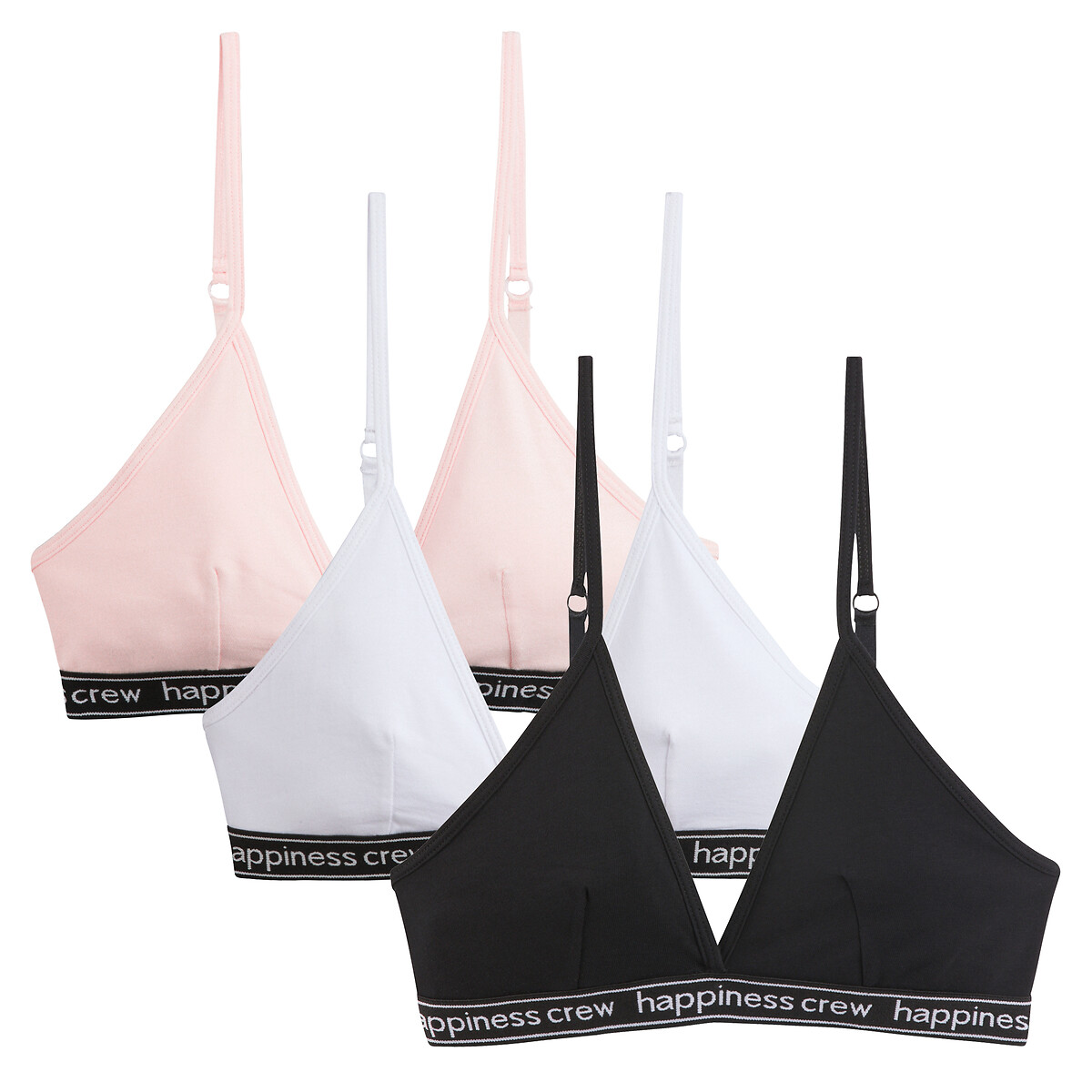 COLEÇÕES LA REDOUTE<br>Conjunto de 3 sutiãs triangulares