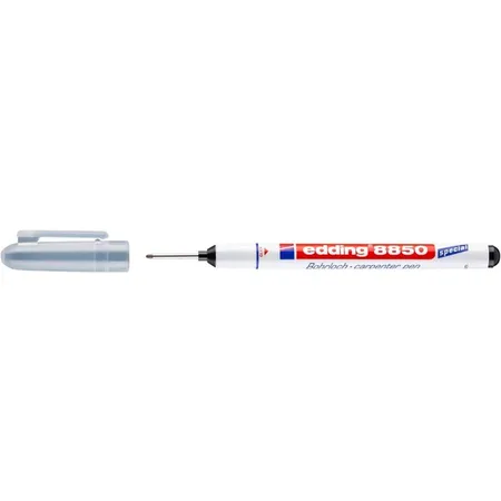edding 8850 Bohrlochmarker schwarz, Rundspitze lang 0,7-1 mm