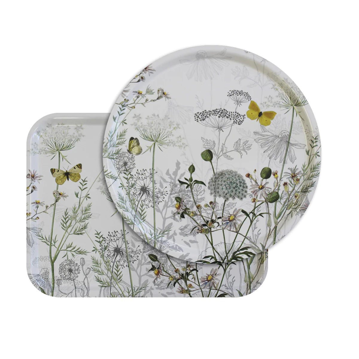 Plateau bois multicolore Diam. 38 Garnier Thiebaut