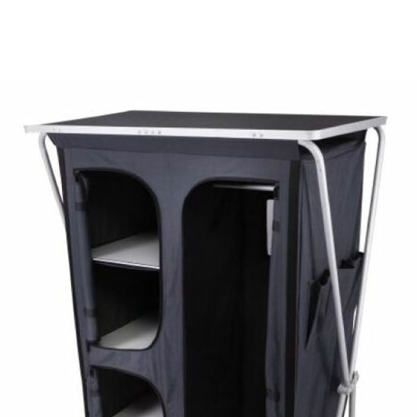 Meuble de rangement 4 étagères et penderie