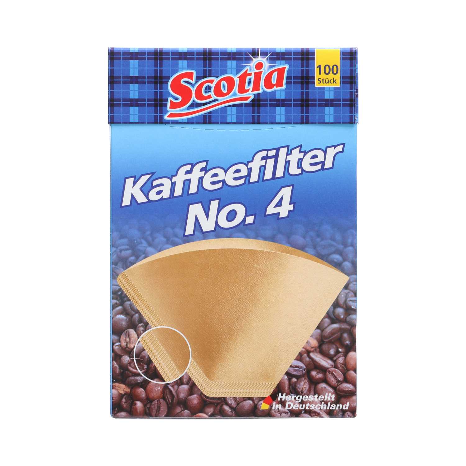Scotia Kaffeefilter reißfest Größe 4 100er