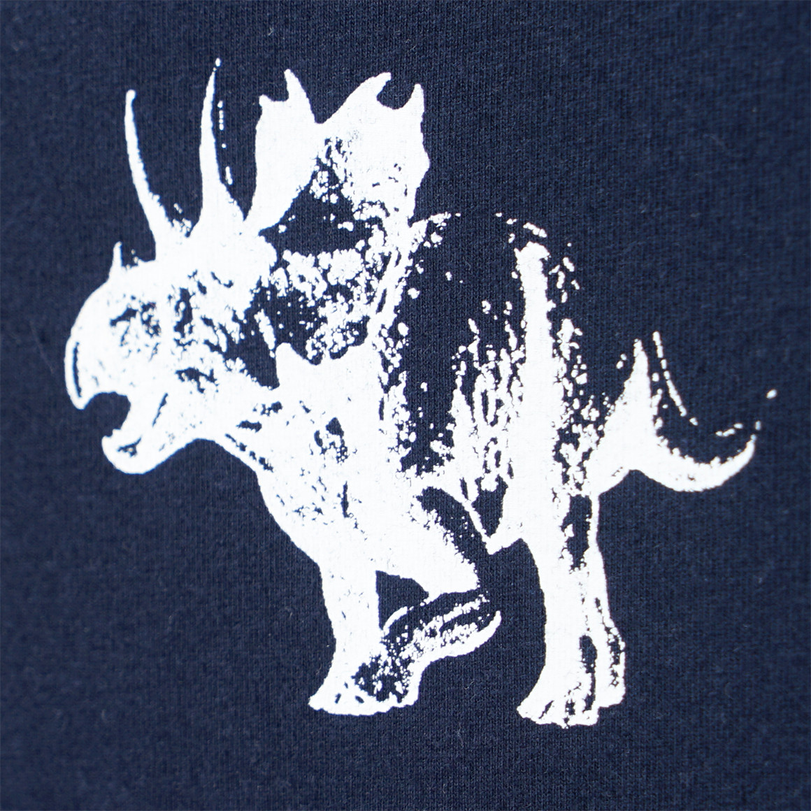 Topolino 2 Jungen Unterhemden mit Dino-Prints dunkelblau / blau