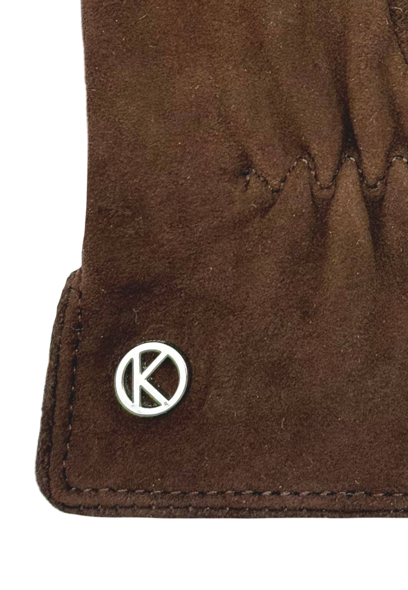 Suède handschoenen 'Luna' tabacco Tabacco