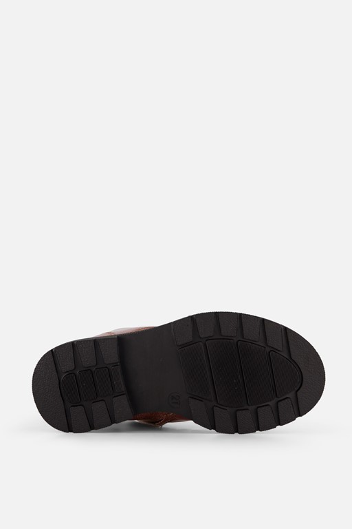 Kipling Ella Veterboots roze Imitatieleer
