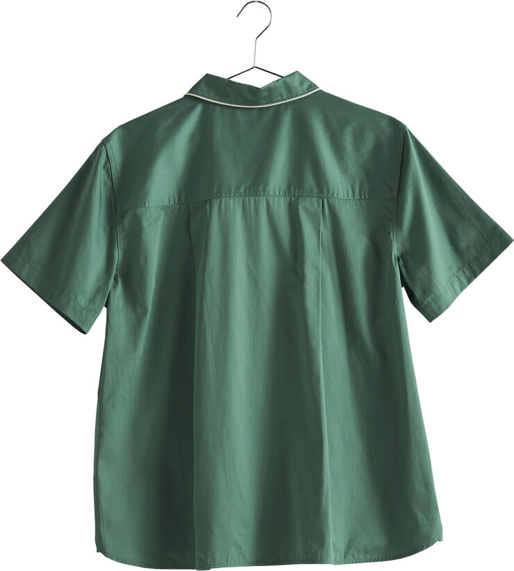 Hay Outline Pyjama S/S Shirt-M/L-Emeral Emerald green