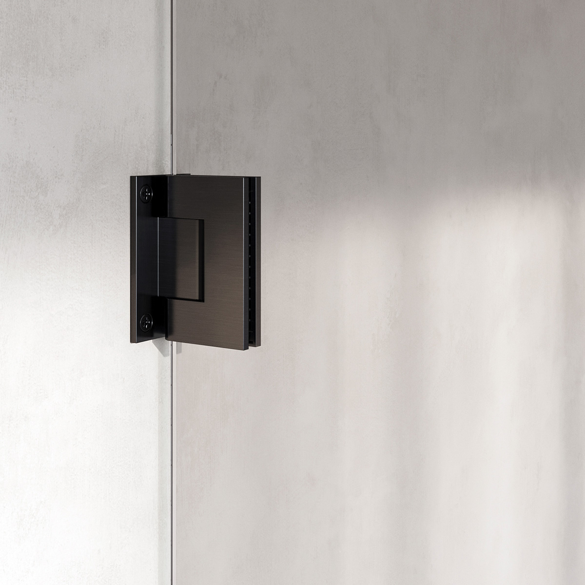 Brauer Void Carving profielloze pendeldeuren 100cm gunmetal geborsteld PVD
