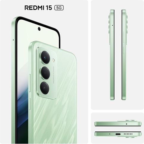 Smartphone Xiaomi Redmi 15 5G 8/256 Ripple Green