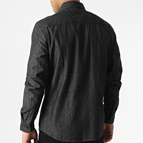 Chemise Jean A Manches Longues Nantes 20713192 Noir