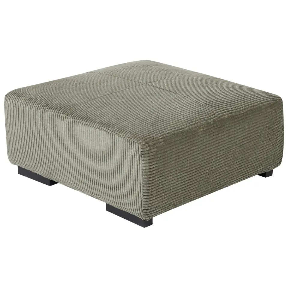 LUNGO - Ottomaan - Groen - Corduroy