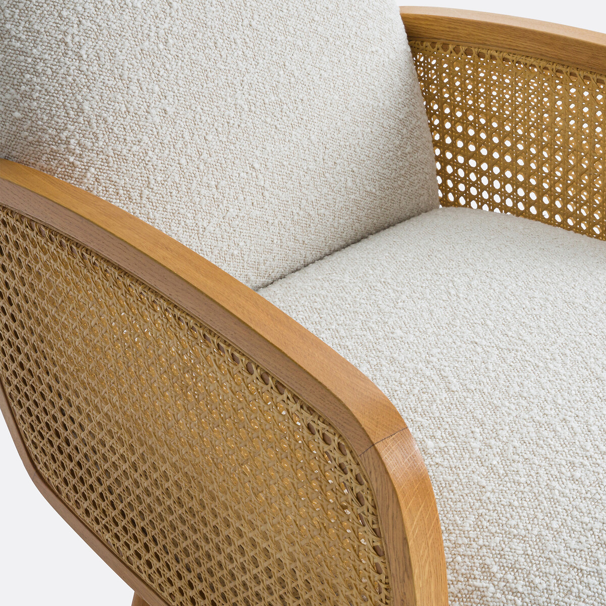 LA REDOUTE INTERIEURS<br>Fauteuil bouclette en vvetwerk, Buisseau