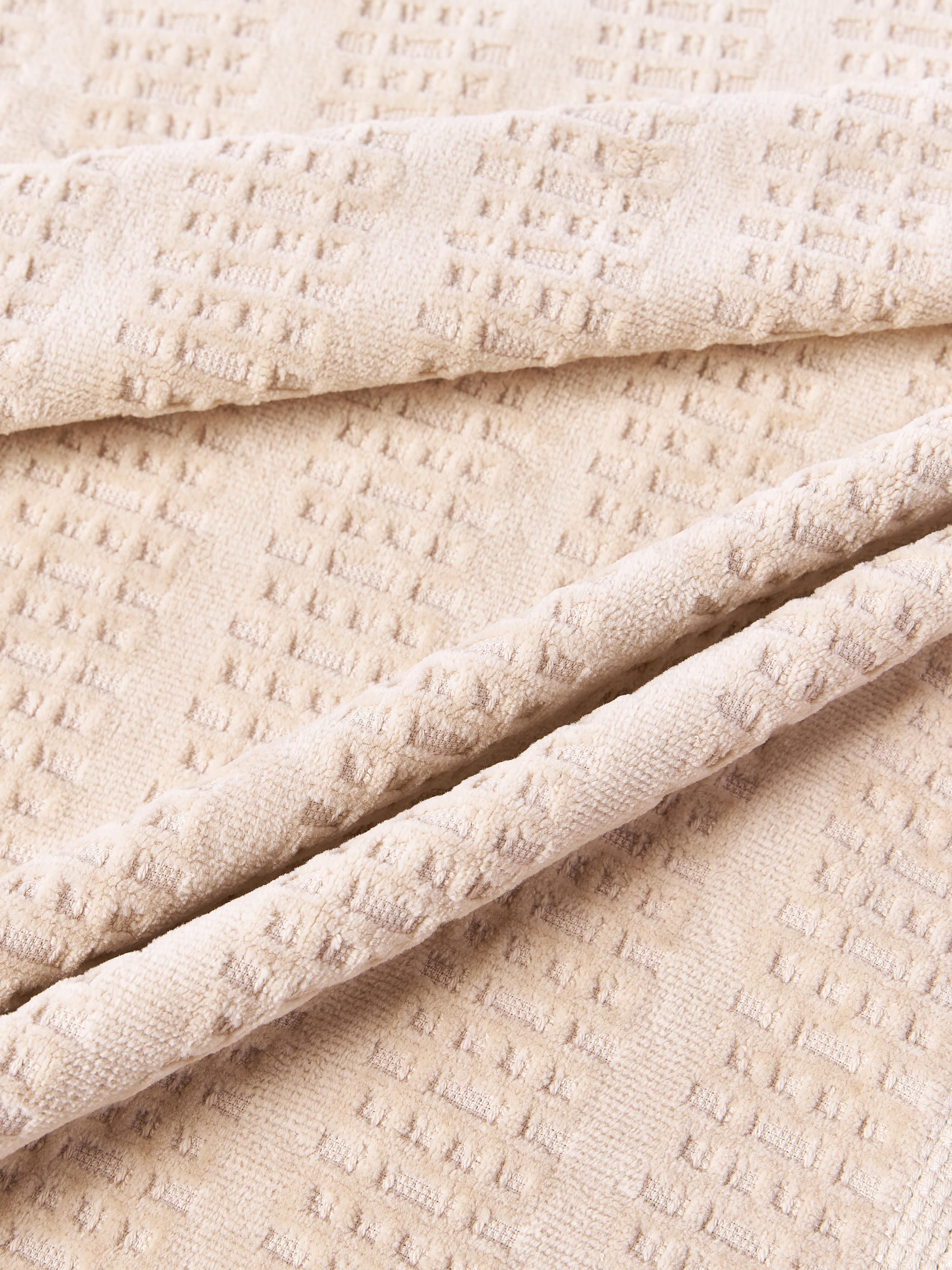 Velours handdoekenset Tallulah met decoratieve franjes, in verschillende formaten