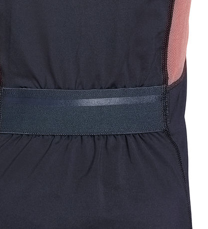 Rethinkit Tanktop - Anais - Midnight Blue m. Altrosa