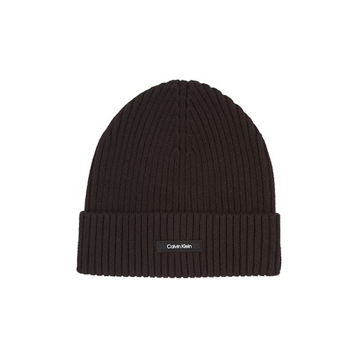 Calvin Klein Classic Rib Beanie, Black